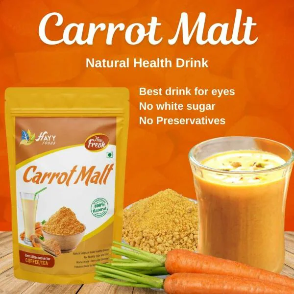 HayyFoods Carrot Malt No Added Preservatives No White Sugar Best
