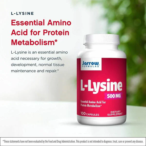 Jarrow Formulas LLysine Essential Amino Acids for Protein Metabolism