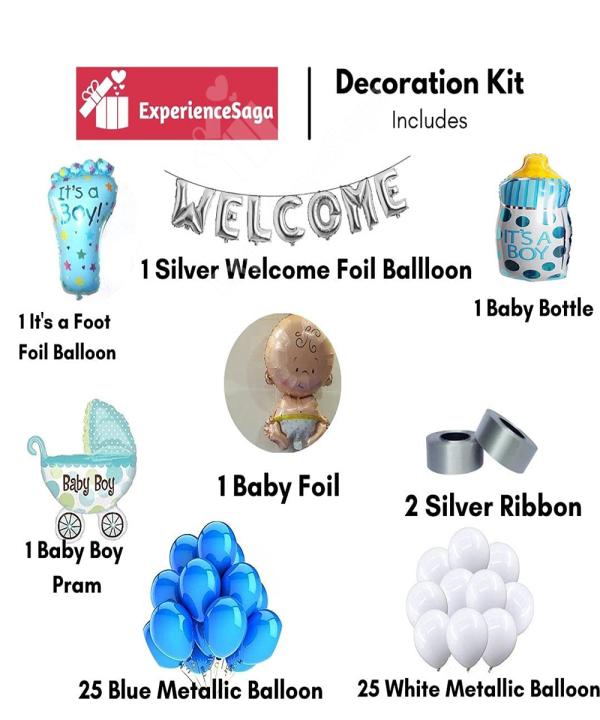 ExperienceSaga Baby Boy Decoration kit JioMart