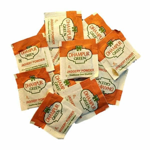 Dhampur Green Jaggery Powder Sachet 5g (200 Sachets) 1kg JioMart