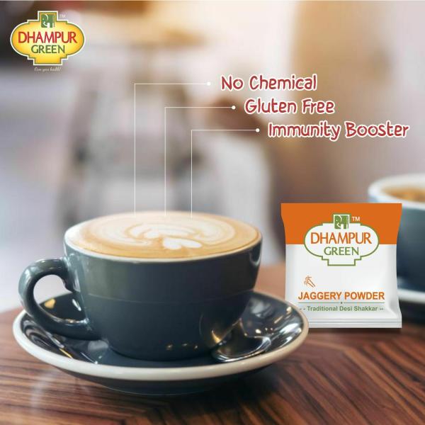 Dhampur Green Jaggery Powder Sachet 5g (200 Sachets) 1kg JioMart