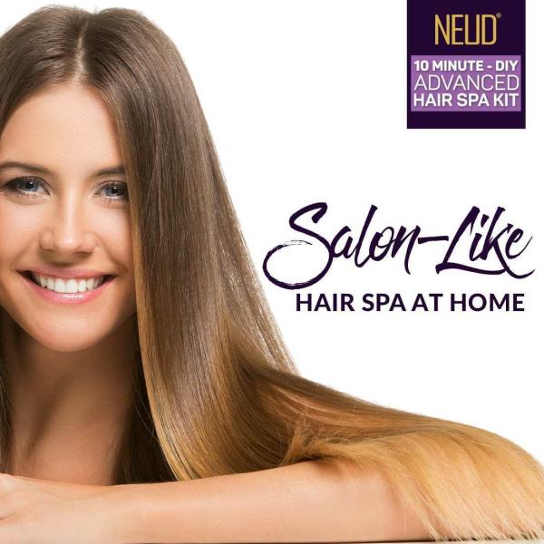 NEUD 4-Step DIY Advanced Hair Spa Kit for Salon-Like Silky Bounce at Home -  1 Pack (40 g) - JioMart