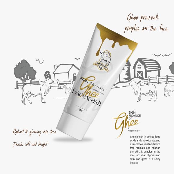 COWSHUDDHI Pomegranate Whitening Foaming Face Wash Made with Tharparkar