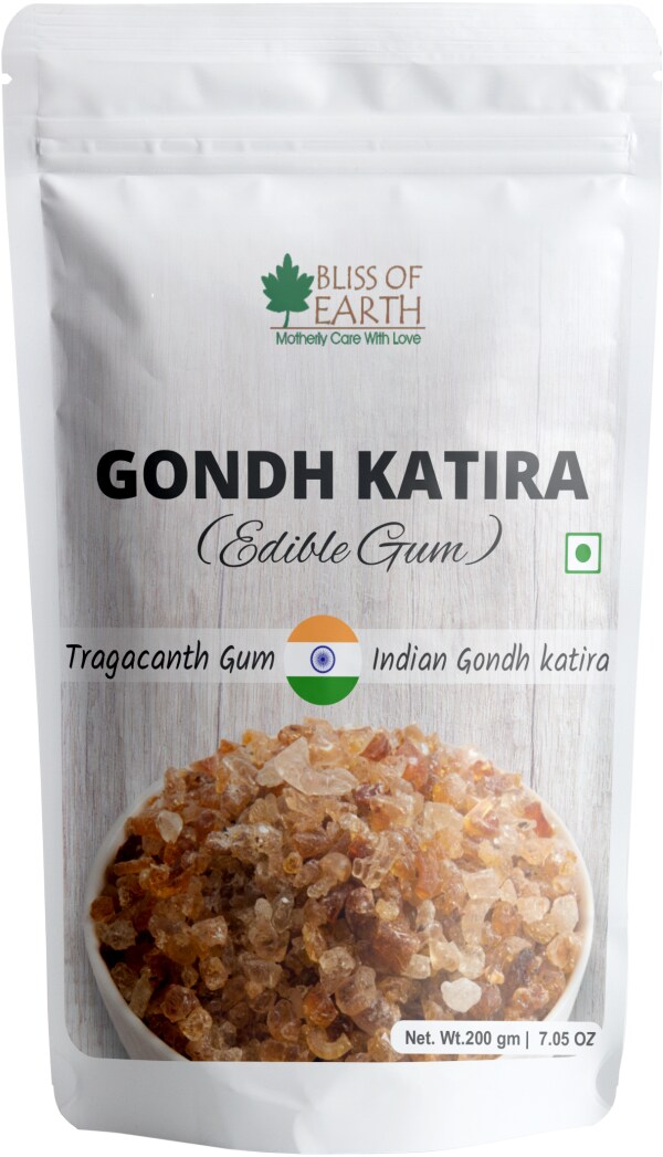 Bliss of Earth Gond Katira Pure Organic Edible Gum Tragacanth Gum Gond