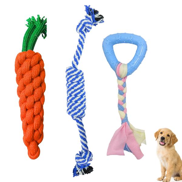 Emily Pets AllinOne Set, Dog Toys Pack for Puppies & Dogs (Color May