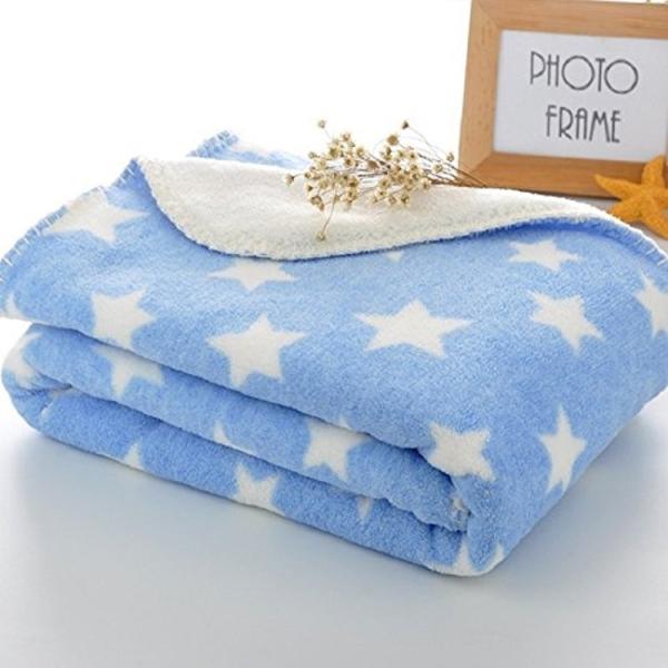 My NewBorn Baby Blue Star Wrapper and Blue Star Spreadhsheet Blanket (0