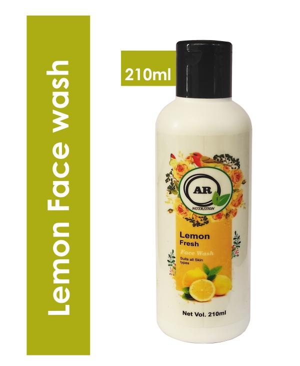 AR Nutrition Lemon Fresh Face Wash For Deeply Cleanse the Skin 210ml
