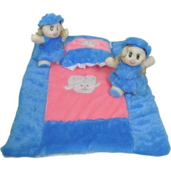 Babique Blue Doll Wool Baby Bedding Set with Pillow (024 M) JioMart