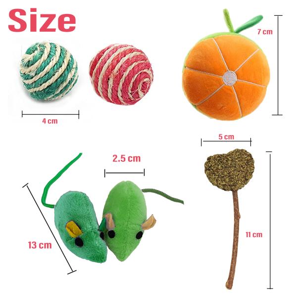 Emily Pets Cat Toys Variety Pack for Kitty for Cats & Kittens (Pack of