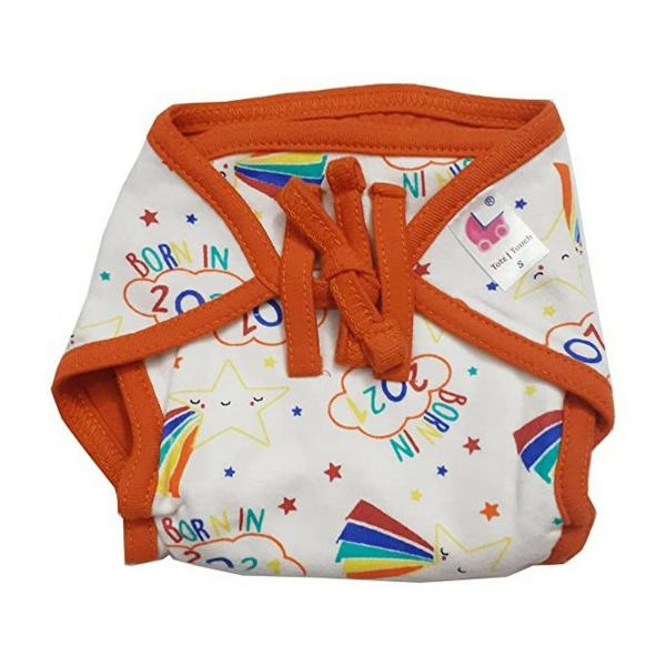 TotzTouch Boys and Girls Multicolor Printed Cotton Pack of 6 Washable