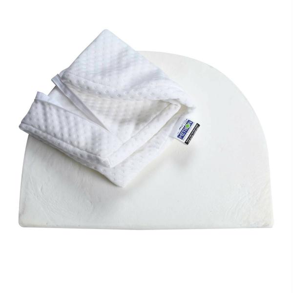 Metron White Crib 12 Degree Incline Helps Digestion Anti Milk