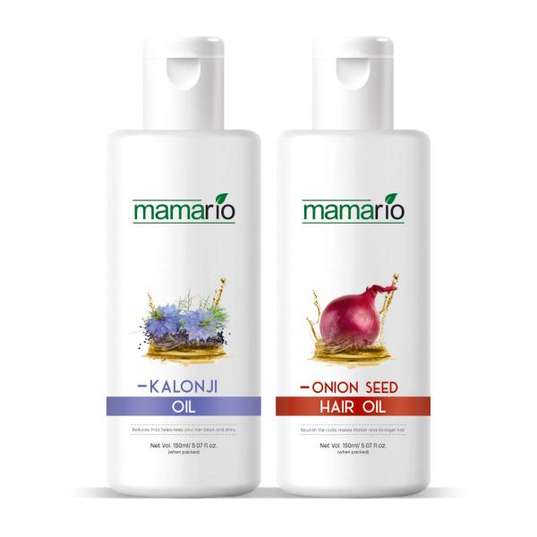 Mamario Kalonji & Onion Hair Oil Anti Hair Fall or Hair Growth Oil 300