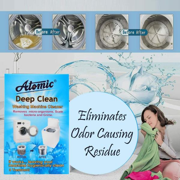 Atomic Washing Machine Descaling Powder (150 GM, Set of 6) JioMart