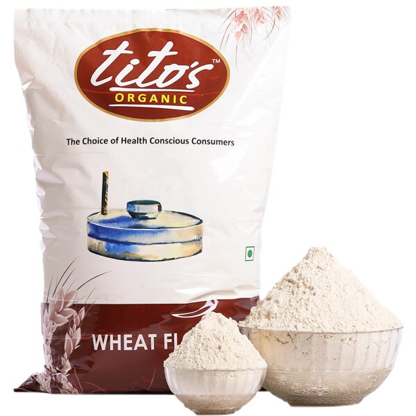 Tito's Organic Wheat Flour 5 kg JioMart