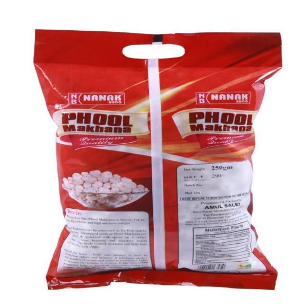 NANAKBHOG Dry Fruits Phool Makhana, Fox Nut (250 g) PACK OF 5 JioMart