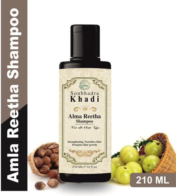 Khadi Amla And Reetha Shampoo 210 ml Shampoo Herbal Shampoo khadi