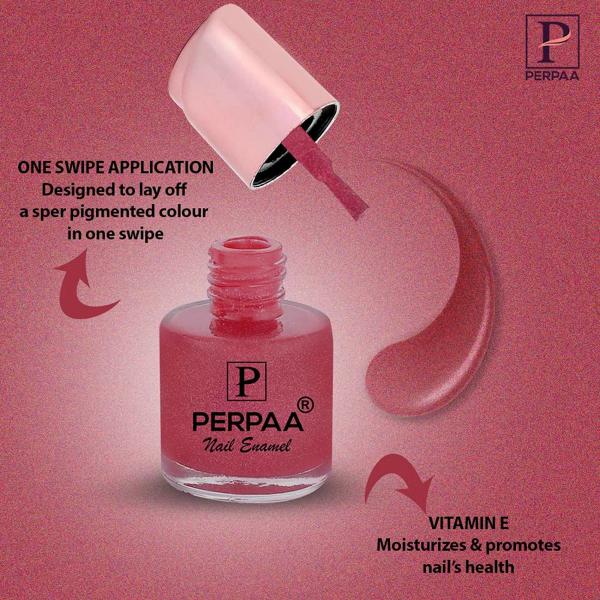 Perpaa Gliiter Pink Nail Polish JioMart