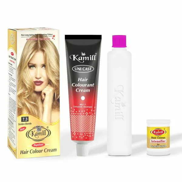 Kamill Permanent Golden Blonde Hair Color Cream with Developer  (100g)  - JioMart