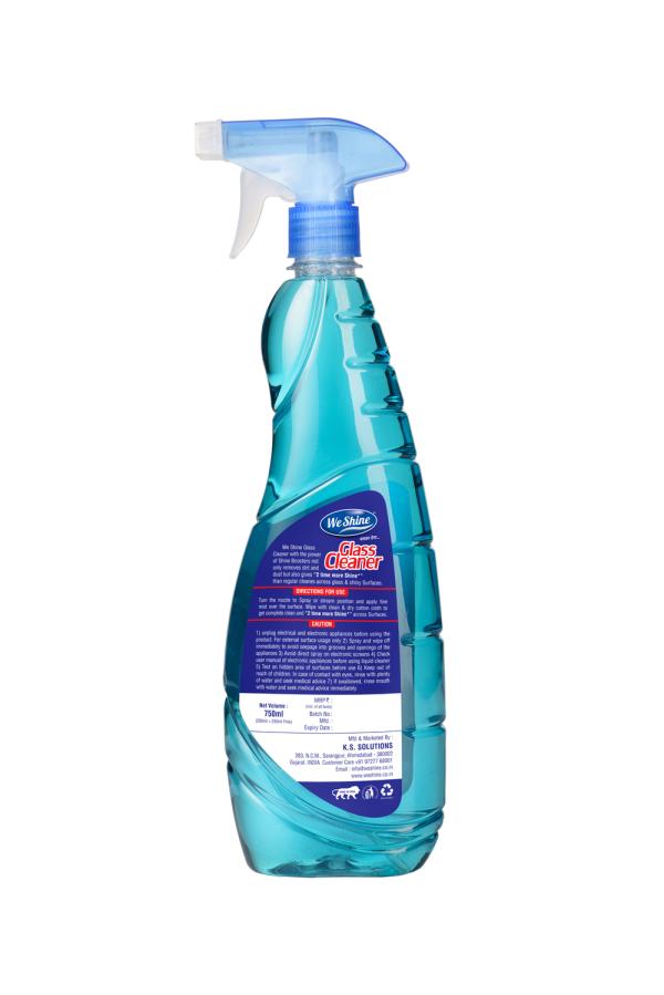 We Shine Combo Pack Glass and Surface Cleaner Liquid Removes Grime