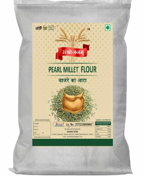 SAMBHOJANAM Super Quality Bajra Atta 10 kg/Pearl Millet Flour/Gluten