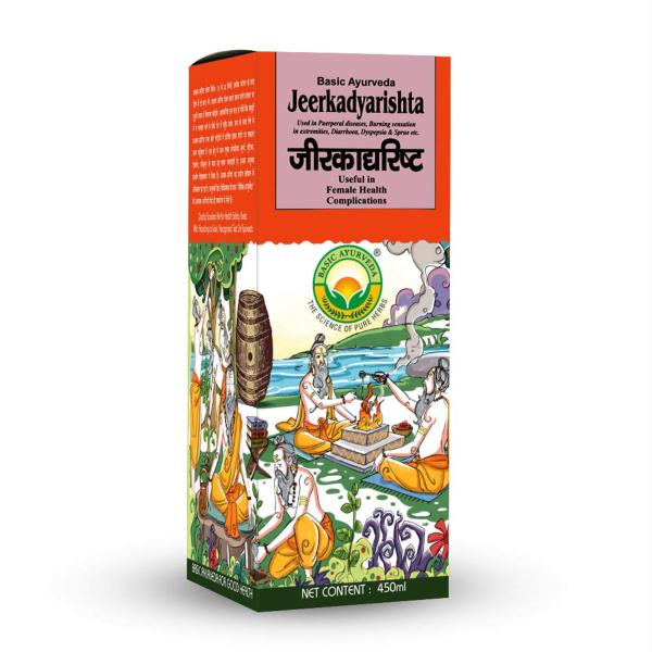 Basic Ayurveda Jeerkadyarishta 450 ml Pack of 2 JioMart