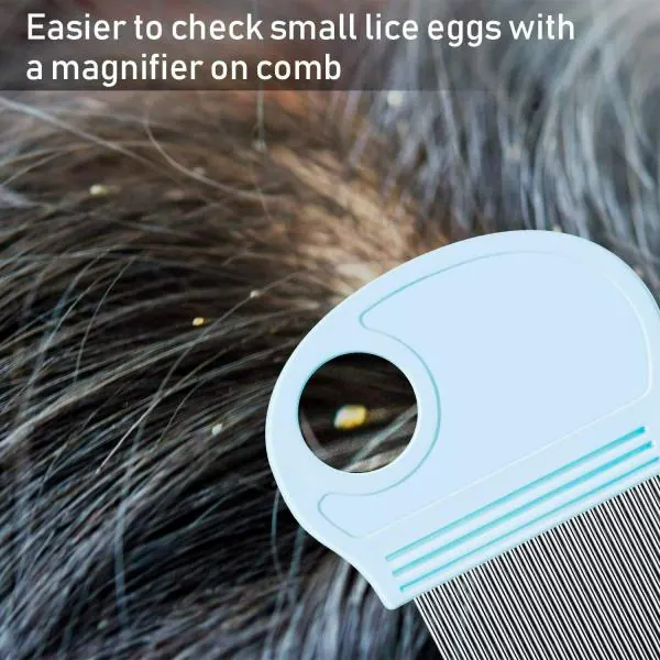 Q D Lice Comb Remover Lice Nit Egg Magnify for Women Kids Girl Babies JioMart