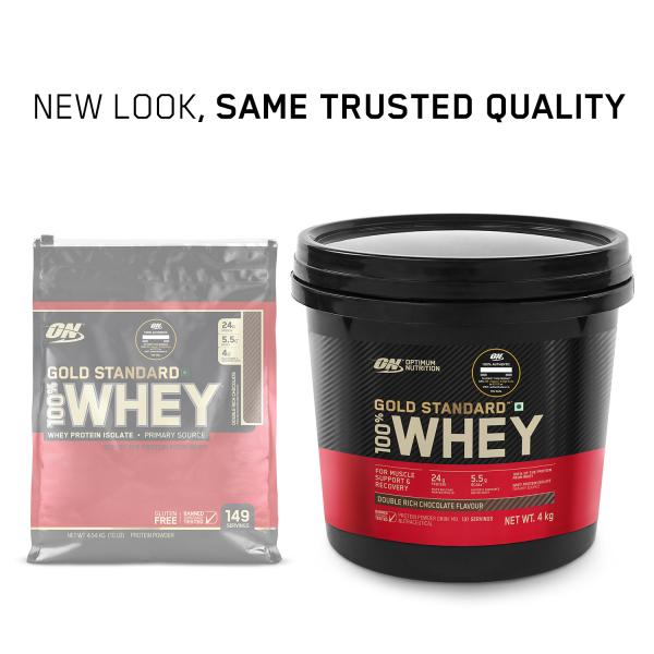 Optimum Nutrition (ON) Gold Standard 100 Whey Protein Powder 4 kg