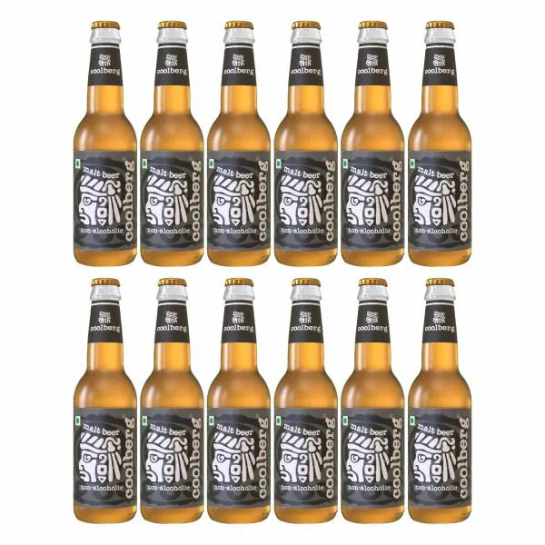 Coolberg Malt NonAlcoholic Beer 330ml Glass Bottle Pack of 12 (330ml