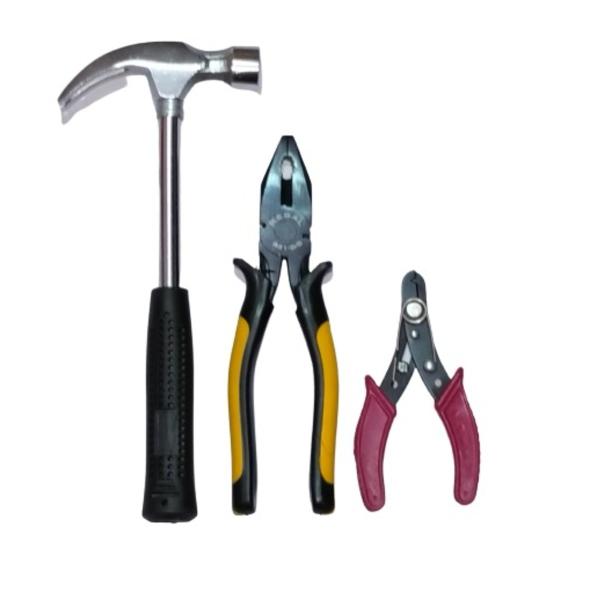 Flymoon Hand tool kit 6"8Pcs ScrewdriverCutting Piler Tester 2 in 1