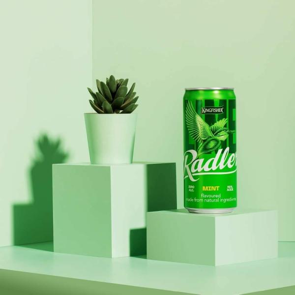 Kingfisher Radler Non Alcoholic Beer Mint Flavour, 300ml, Pack of 24