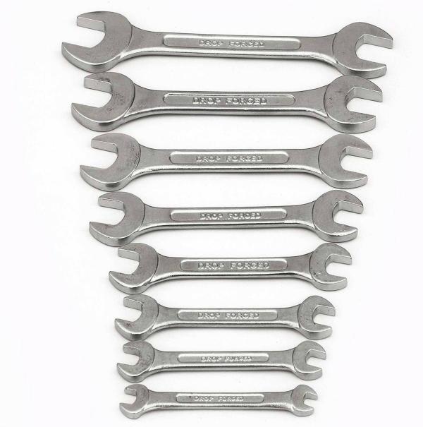 TIVANY INTERNATIONAL Steel Spanner Double Sided Open End Wrench Set