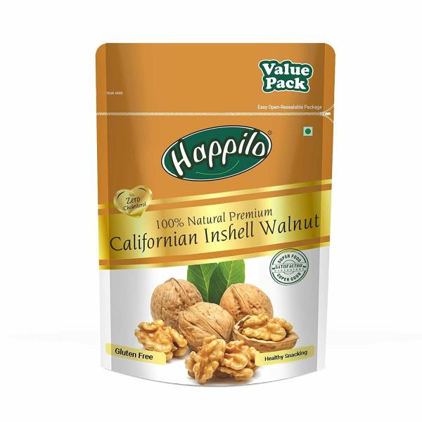 Happilo 100 Natural Premium Californian Inshell Walnut 500 g (Value