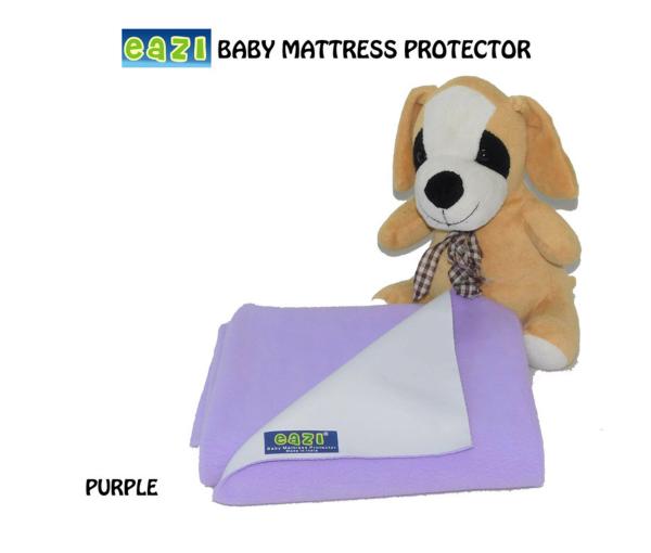 Eazi Purple Waterproof Reusable Baby Quick Dry Sheet Bed Protector Sleeping Mat (M) JioMart