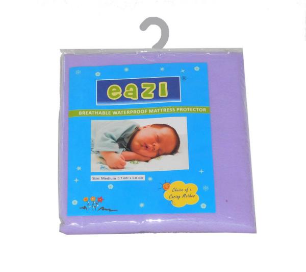 Eazi Purple Waterproof Reusable Baby Quick Dry Sheet Bed Protector Sleeping Mat (M) JioMart