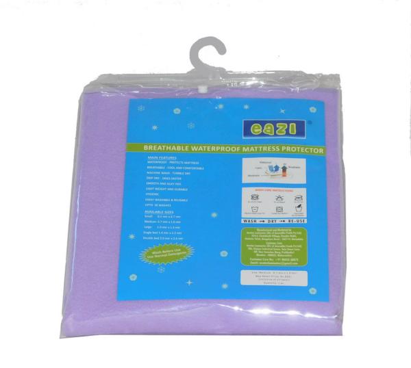 Eazi Purple Waterproof Reusable Baby Quick Dry Sheet Bed Protector