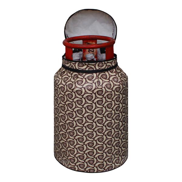 DREAM CARE LPG PVC Gas Cylinder Cover (25 * 12 Inches) Brown JioMart