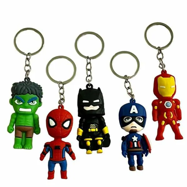 Le Delite Superhero Action Man Keyring Cartoon Stylish Keyring For