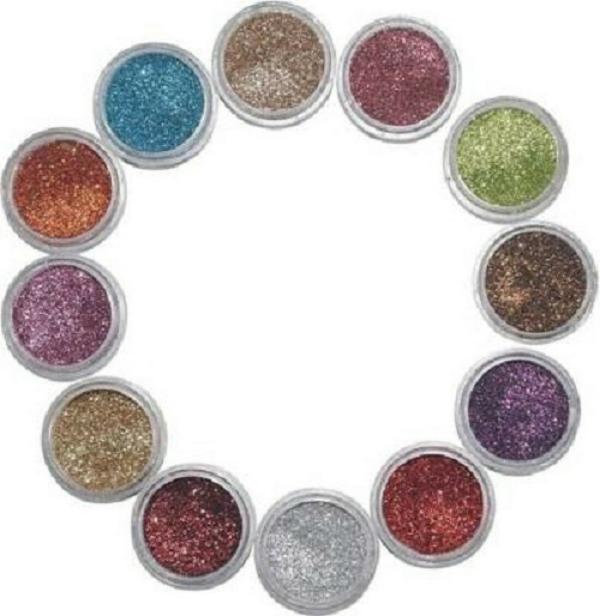 Whinsy Eye makeup EyeShadow Glitter Loose Powder 12 Pcs JioMart