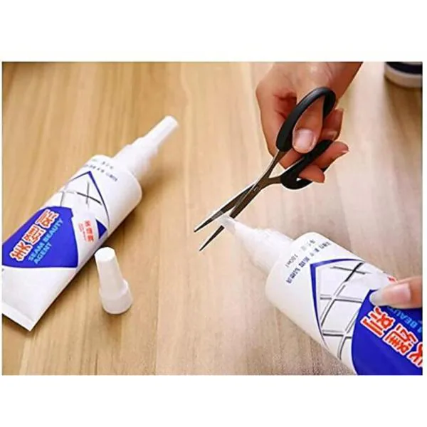 KIRMIT Tiles Gap Filler Waterproof Crack Grout Gap Filler Agent Water Resistant Silicone Sealant