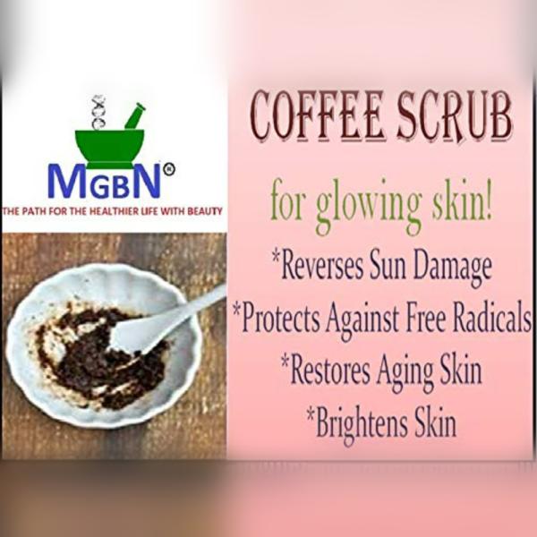MGBN Gelatin With Coffee Seed Powder 2 In 1 Uses For Face Mask, Hair Removal Skin Care 125 gm