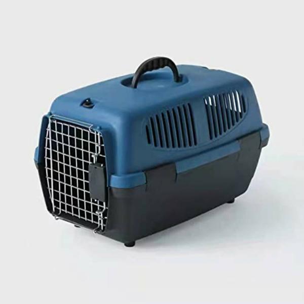 Petvogue Dog And Cat Carrier, Blue, Black JioMart