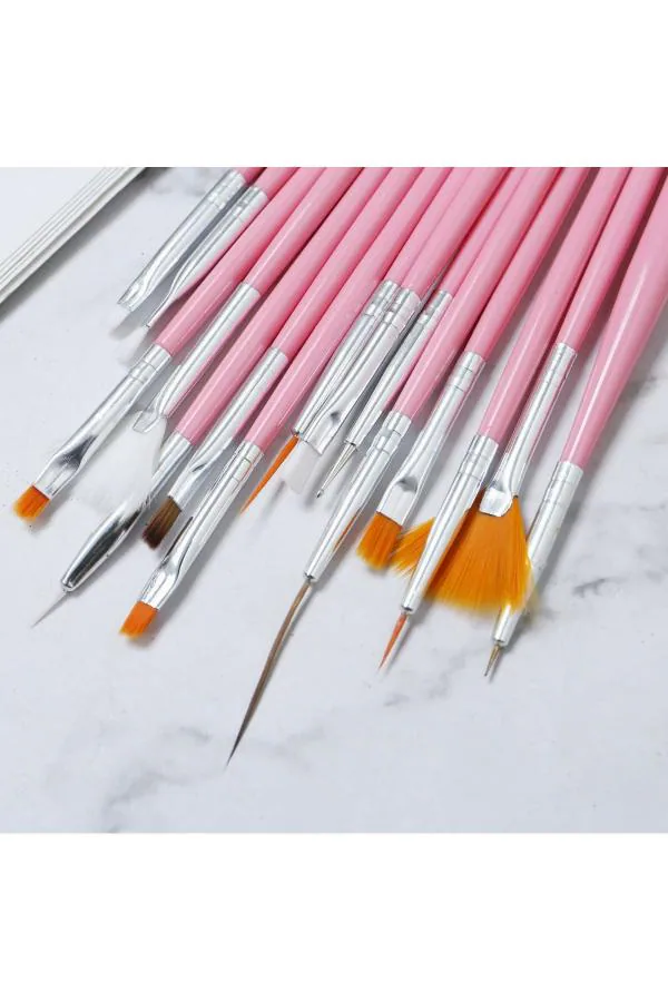 Sminakh Pink Nail Art Design Brushes Tool Kit JioMart