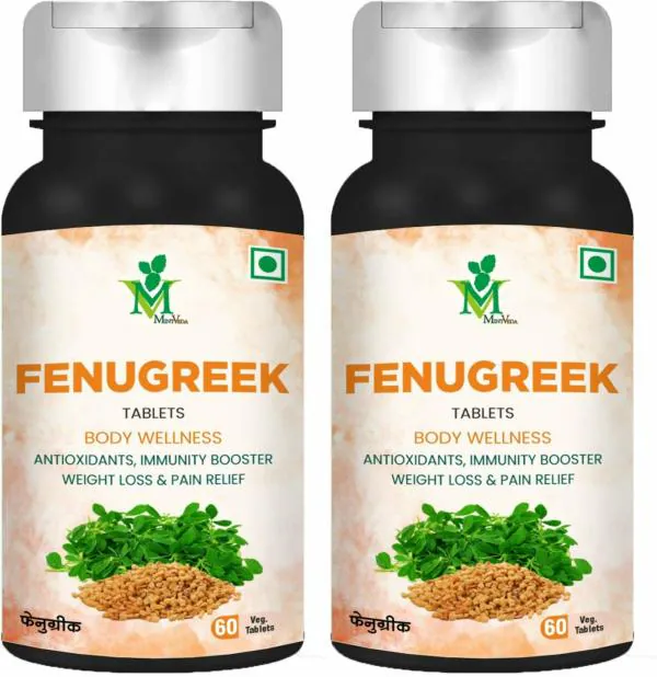 MINTVEDA Fenugreek Veg Tablets, 60 Tablets Each (Pack Of 2) JioMart
