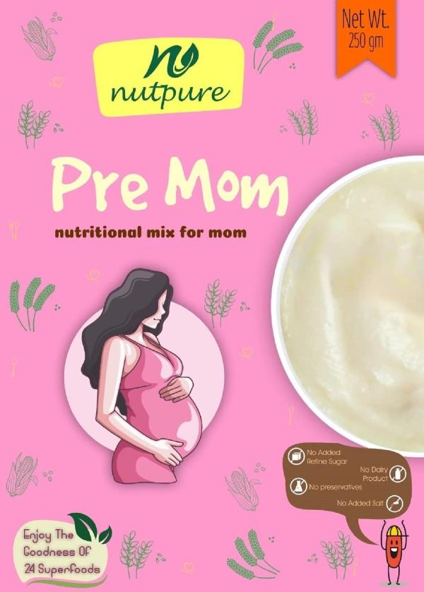 NutPure Pre Mom100 Natural Multigrain Health Mix for Pregnant Women