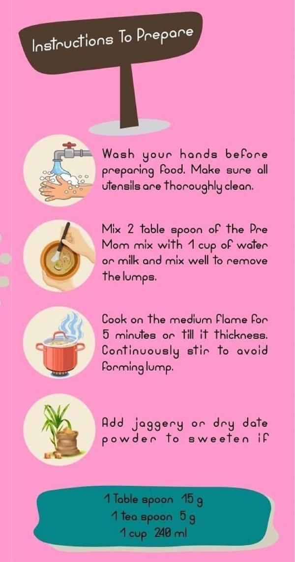 NutPure Pre Mom100 Natural Multigrain Health Mix for Pregnant Women