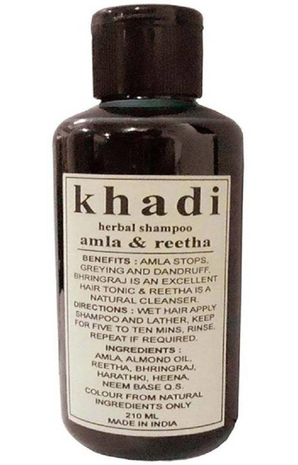 Khadi Herbal Amla And Reetha Shampoo, Damage Repair, Deep Conditioning