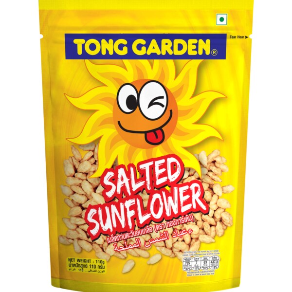 Tong Garden 10 IN 1 SALTED SUNFLOWER Seeds 110g Pouch JioMart