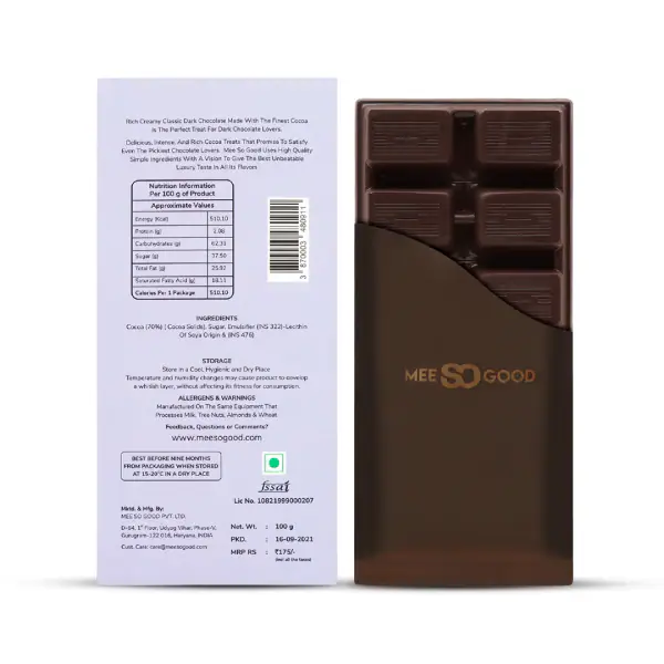 MeeSoGood Dark Chocolate JioMart