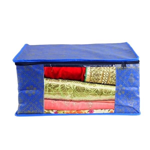 Annora International Pack Of 4 Non Woven Saree Covers Cloth Wardrobe