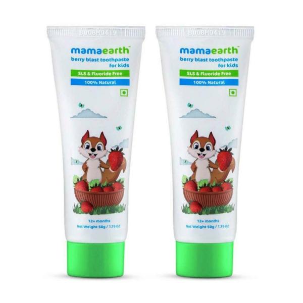 Mamaearth Berry Blast Toothpaste Value Pack 50 g 2 Pcs JioMart